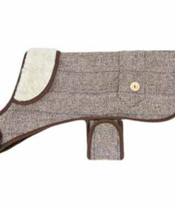 Áo cho chó Earthbound Tweed Sherpa Dog Coat Beige