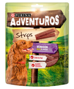 Bánh thưởng cho chó Adventuros Strips Venison Flavour