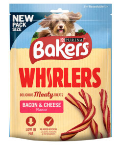 Bánh thưởng cho chó Bakers Whirlers Bacon and Cheese