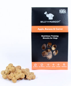 Bánh thưởng cho chó Billy + Margot Apple, Banana and Carrot Nutritious Biscuits