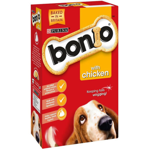 Bánh thưởng cho chó Bonio Biscuits With Chicken