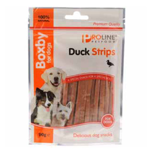 Bánh thưởng cho chó Boxby Duck Strips 100% Natural