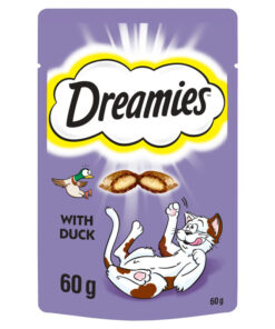 Bánh thưởng cho mèo Dreamies Cat Treats with Duck