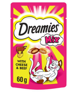 Bánh thưởng cho mèo Dreamies Mix Cat Treats with Cheese and Beef