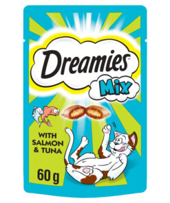 Bánh thưởng cho mèo Dreamies Mix Cat Treats with Salmon and Tuna