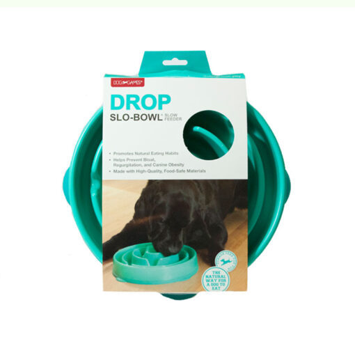 Bát ăn cho chó Dog Games Drop Slo-Bowl Drop
