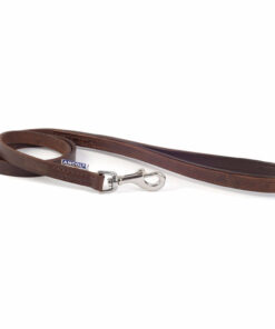 Dây dắt chó Ancol Leather Dog Lead Chestnut