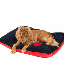 Đệm cho chó Creature Clothes Navy Corner Bone Print Dog Doza