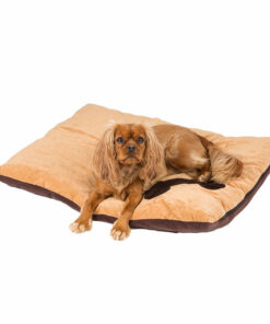Đệm cho chó Creature Clothes Tan Corner Bone Print Dog Doza