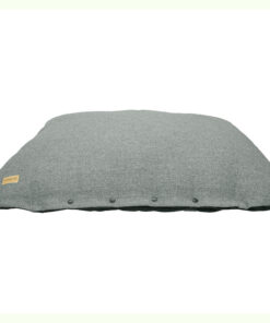 Đệm cho chó Earthbound Flat Tweed Dog Cushion Steel Grey