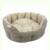 Đệm cho chó Earthbound Traditional Tweed and Waterproof Dog Bed Beige