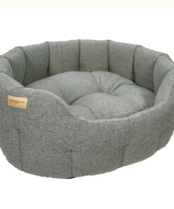 Đệm cho chó Earthbound Traditional Tweed Dog Bed Steel Grey
