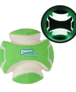 Đồ chơi cho chó Chuckit Max Glow Kick Fetch Ball Glow in the Dark Dog Toy Small