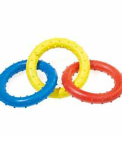 Đồ chơi cho chó Classic Triple Ring Rub Tug Puppy Play Toy