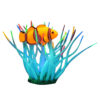 Đồ trang trí bể cá Classic Aqua Lumo Clown Fish Sea Anemone Aquarium Ornament