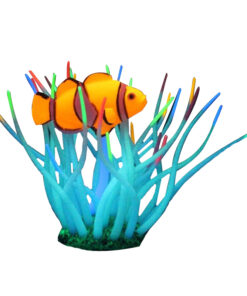 Đồ trang trí bể cá Classic Aqua Lumo Clown Fish Sea Anemone Aquarium Ornament