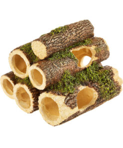 Đồ trang trí bể cá Classic Birch Wood Log Pile Aquarium Ornament
