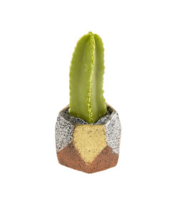 Đồ trang trí bể cá Classic Cactus in Bronze Pot Aquarium Ornament
