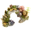 Đồ trang trí bể cá Classic Coral Stone with Plants Polyresin Aquarium Ornament