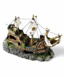 Đồ trang trí bể cá Classic Galleon with Sails Aquarium Ornament