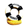 Đồ trang trí bể cá Classic Welcome Aboard Ring Aquarium Ornament