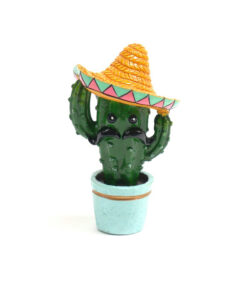 Đồ trang trí cho bể cá Aqua Town Sombrero Cactus Aquarium Ornament