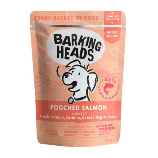 Pate cho chó Barking Heads Pooched Salmon Wet Pouch