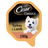 Pate cho chó Cesar Classics Adult Dog Food Tray with Turkey and Lamb in Loaf