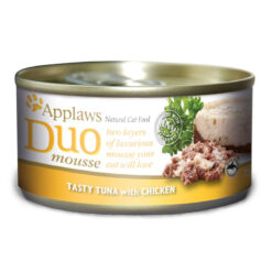 Pate cho mèo Applaws Natural Tuna with Chicken Duo Mousse