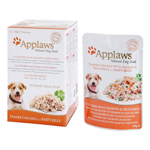 Thức ăn cho chó Applaws Dog Food Pouch Multipack Supreme Selection