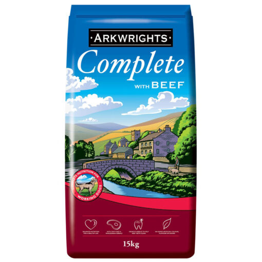 Thức ăn cho chó Arkwrights Beef Working Adult Dog Complete Food