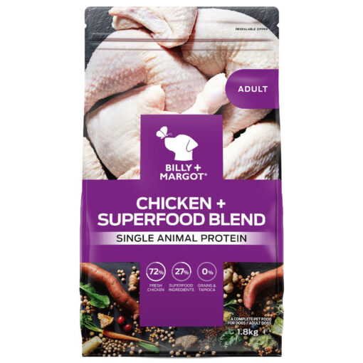 Thức ăn cho chó Billy + Margot Chicken with Superfood Blend