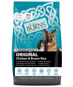 Thức ăn cho chó Burns Original Adult and Senior Dry Dog Food Chicken and Brown Rice