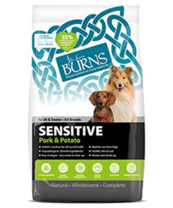 Thức ăn cho chó Burns Sensitive Adult and Senior Dry Dog Food Pork and Potato