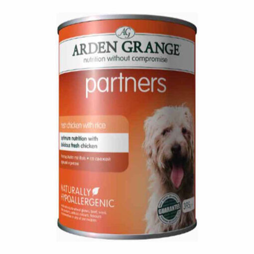 Thức ăn cho chó trưởng thành Arden Grange Partners Wet Adult Fresh Chicken with Rice