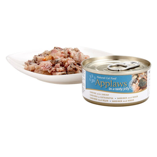 Thức ăn cho mèo Applaws Sardine with Shrimp in Jelly Tin