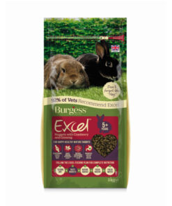 Thức ăn cho thỏ Burgess Excel Tasty Nuggets Mature Rabbit Food with Cranberry and Ginseng