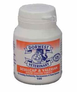 Thực phẩm chức năng cho chó mèo Dorwest Herbs Scullcap and Valerian Tablets