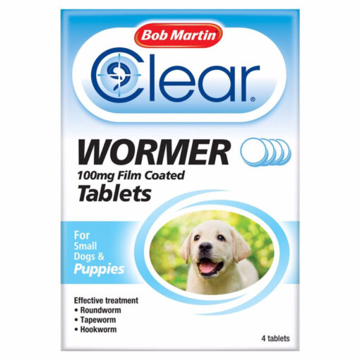 Thuốc tẩy giun cho chó con Bob Martin Puppy Dewormer Tablets