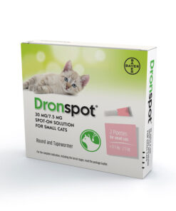 Thuốc tẩy giun cho mèo Dronspot Spot on Large Cat Wormer