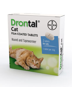 Thuốc tẩy giun cho mèo Drontal Worming Tablets