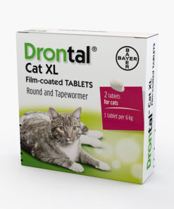 Thuốc tẩy giun cho mèo Drontal XL Worming Tablets