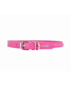 Vòng cổ cho chó Collar Rolled Leather Toy Dog Collar Pink