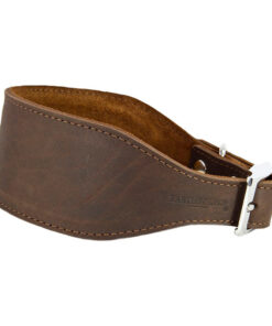 Vòng cổ cho chó Earthbound Leather Whippet Collar Brown