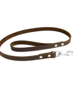 Vòng cổ cho chó Earthbound Soft Country Leather Lead Brown Medium