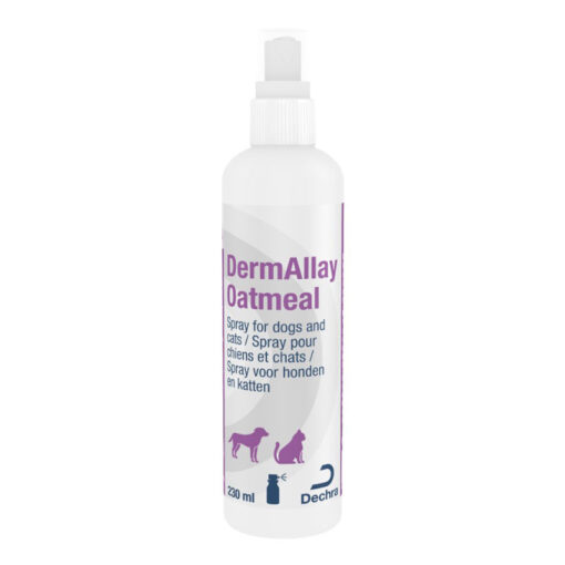 Xịt dưỡng lông cho chó mèo Dermallay Oatmeal Conditioning Spray