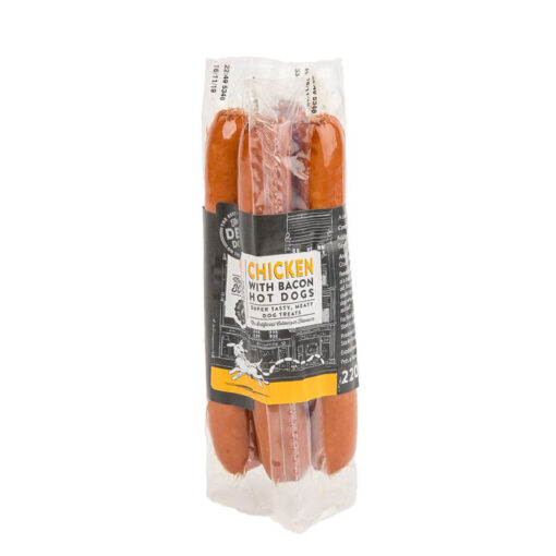 Xúc xích cho chó Deli Dog Hot Dog Dog Treats with Chicken and Bacon