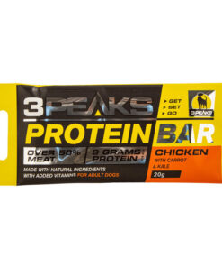 Bánh thưởng cho chó 3 Peaks Adult Dog Protein Bar Chicken with Carrot and Kale