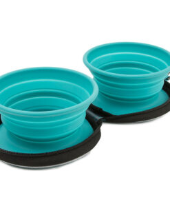 Bát ăn cho chó 3 Peaks Collapsible Double Dog Bowl