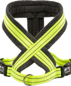 Dây xích ngực cho chó 3 Peaks Fleece Lined Dog Harness Neon/Grey Medium